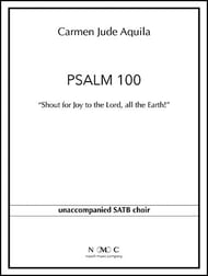 Psalm 100 SATB choral sheet music cover Thumbnail